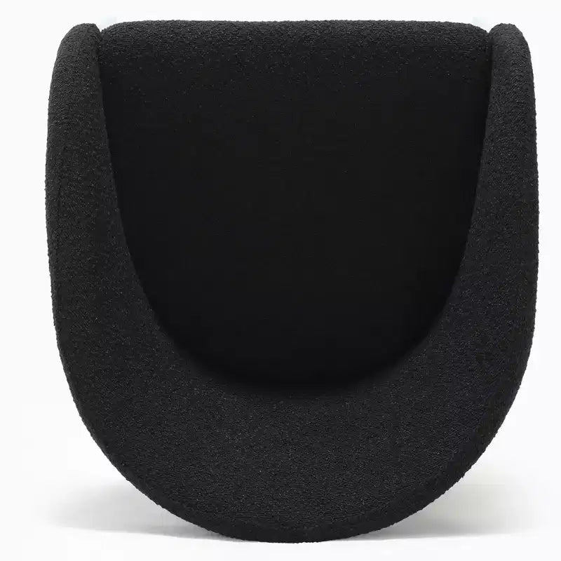 Sedia da pranzo Boucle Barrel, nera/grigia/bianca/gialla, 1-4 pezzi.