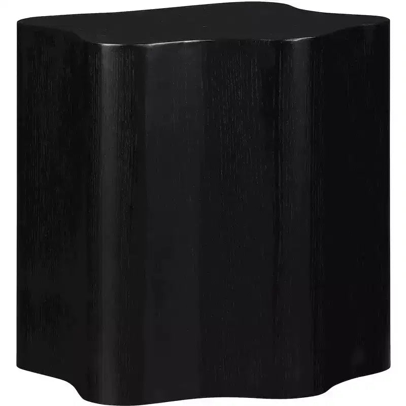 Tavolino Art Déco con rifiniture in legno nero/naturale/radica naturale, 1 pezzo