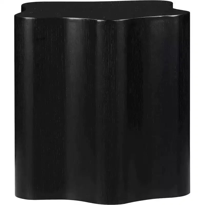Tavolino Art Déco con rifiniture in legno nero/naturale/radica naturale, 1 pezzo