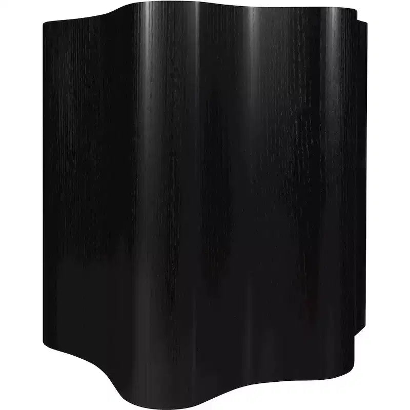 Tavolino Art Déco con rifiniture in legno nero/naturale/radica naturale, 1 pezzo