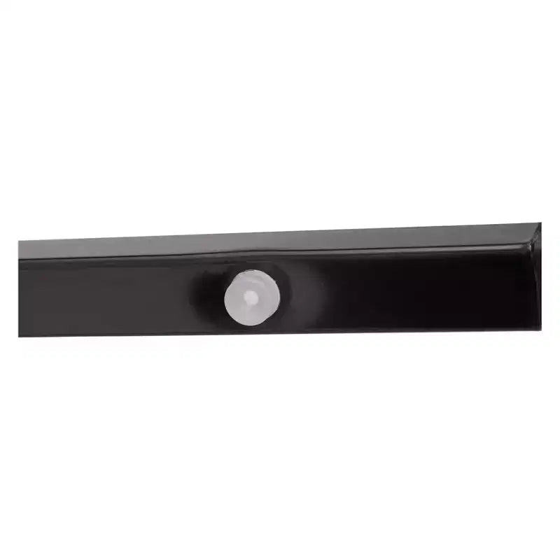 Sedia impilabile con rivestimento in vinile nero, set da 2