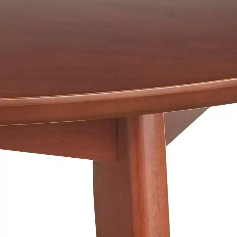 Set da pranzo rotondo 3 pezzi, noce/grigio scuro, 2 posti a sedere