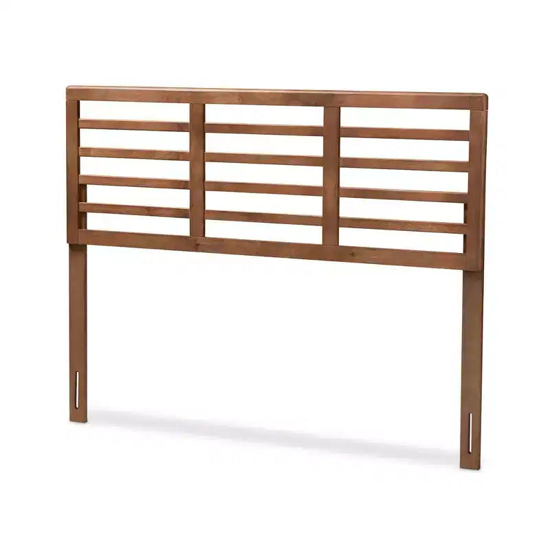 Salome Walnut Finished Wood Headboard - Baxton Studio