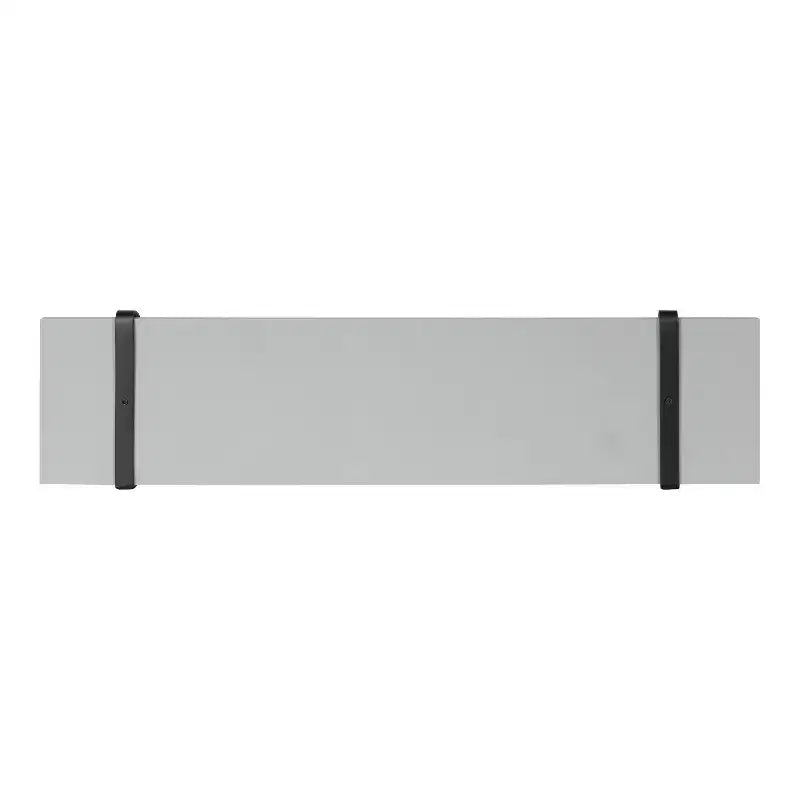 Set di 2 mensole da parete in legno bianche/oro, grigie/nere, nere/oro e bianche