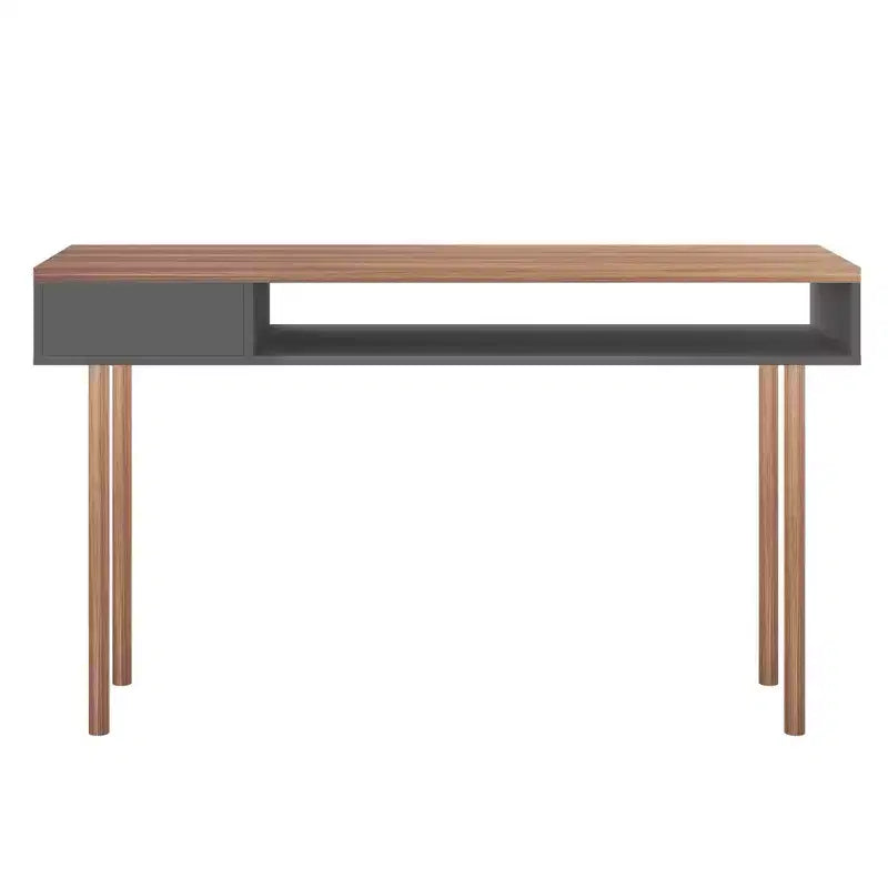 Tavolo Console da 47,24" – Bianco sporco / Rosa Ceramica / Grigio, montaggio da 1 persona