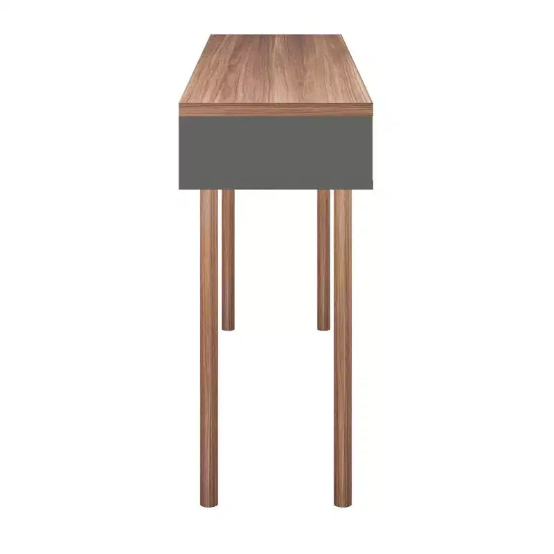 Tavolo Console da 47,24" – Bianco sporco / Rosa Ceramica / Grigio, montaggio da 1 persona