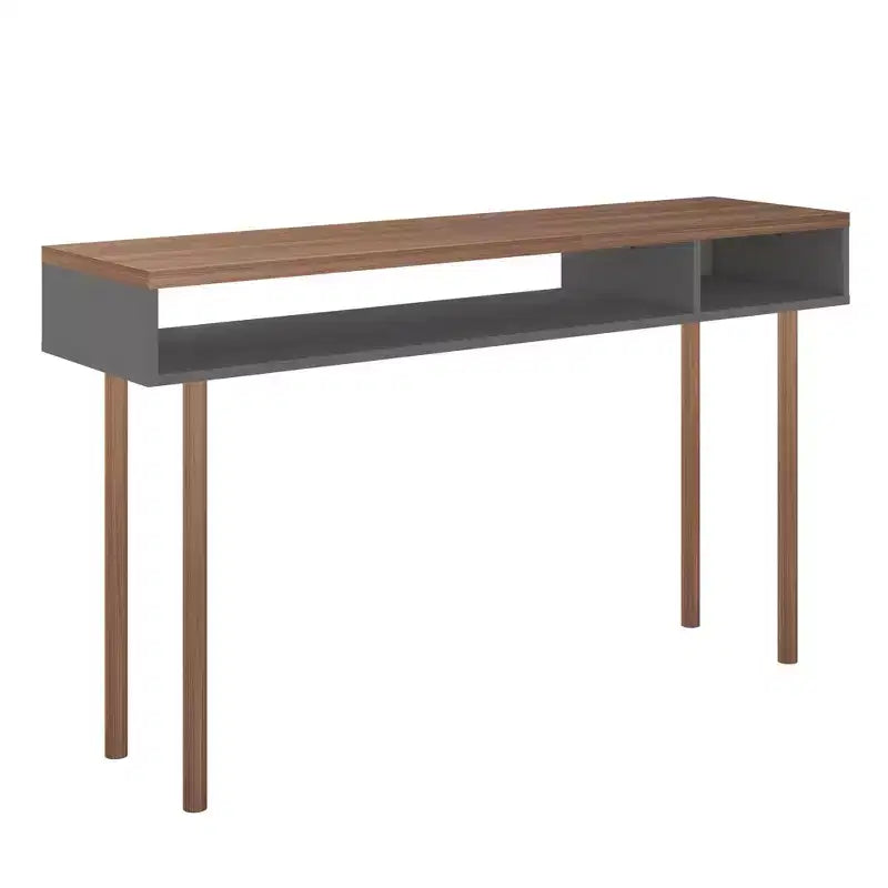 Tavolo Console da 47,24" – Bianco sporco / Rosa Ceramica / Grigio, montaggio da 1 persona