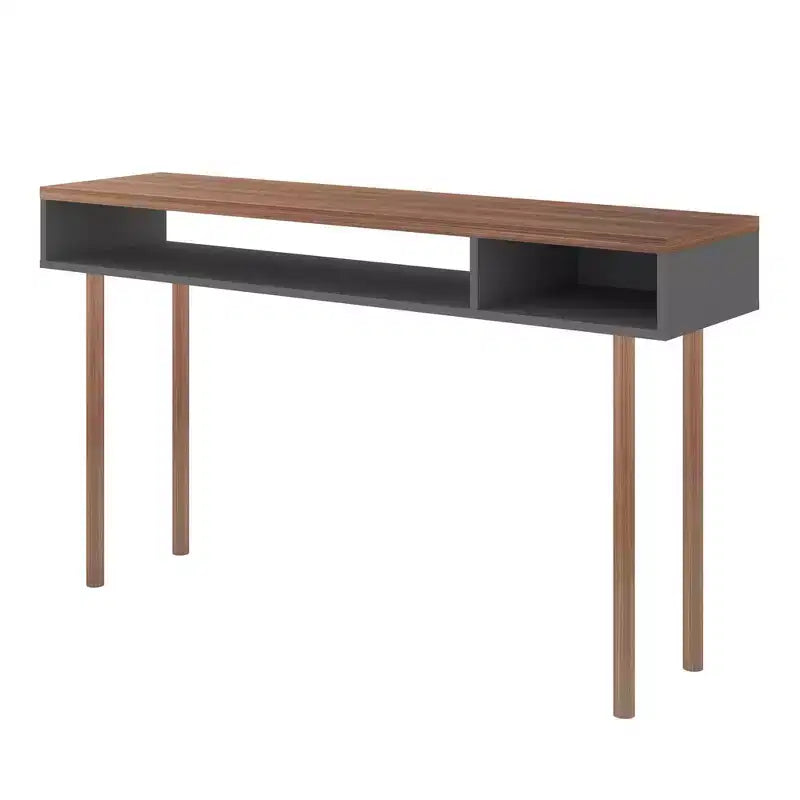 Tavolo Console da 47,24" – Bianco sporco / Rosa Ceramica / Grigio, montaggio da 1 persona