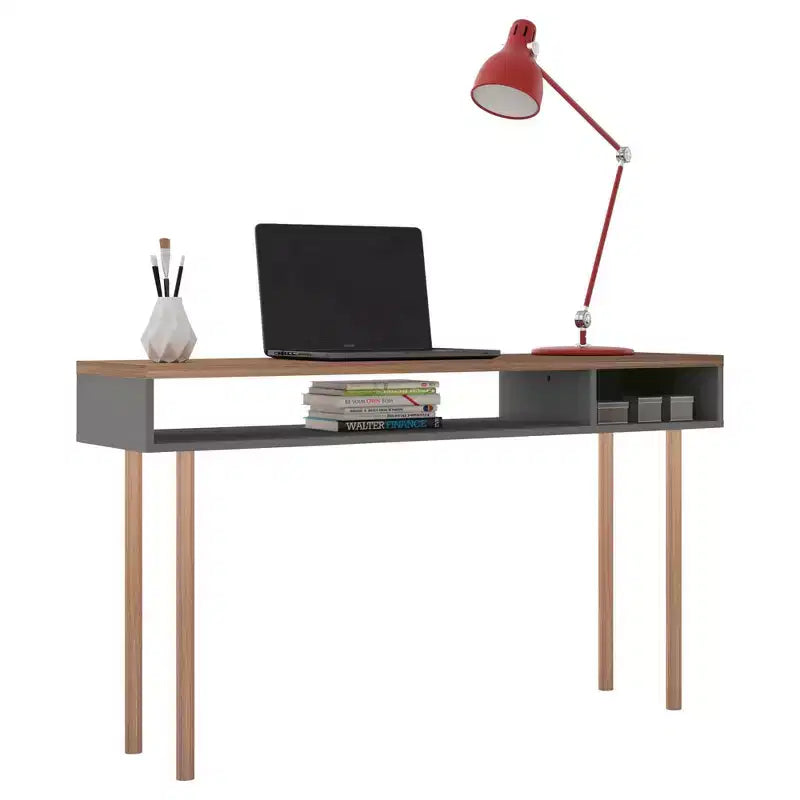 Tavolo Console da 47,24" – Bianco sporco / Rosa Ceramica / Grigio, montaggio da 1 persona